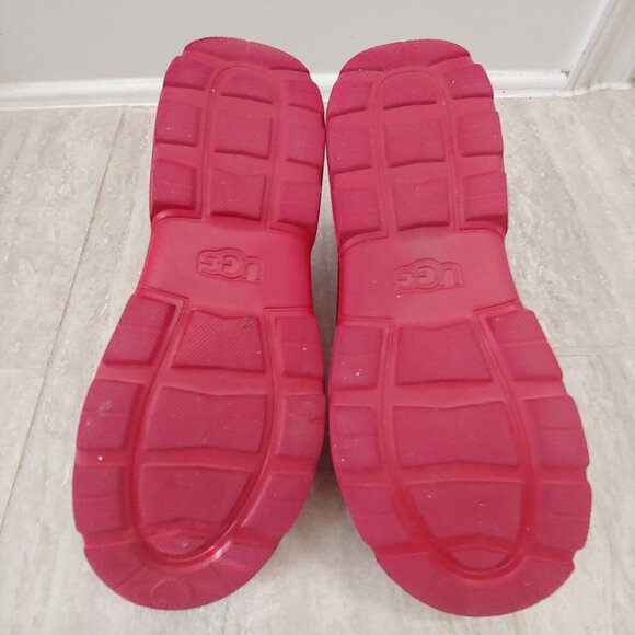 UGG Women's Tasman Red Clogs Slippers Size 12 - Picture 8 of 8